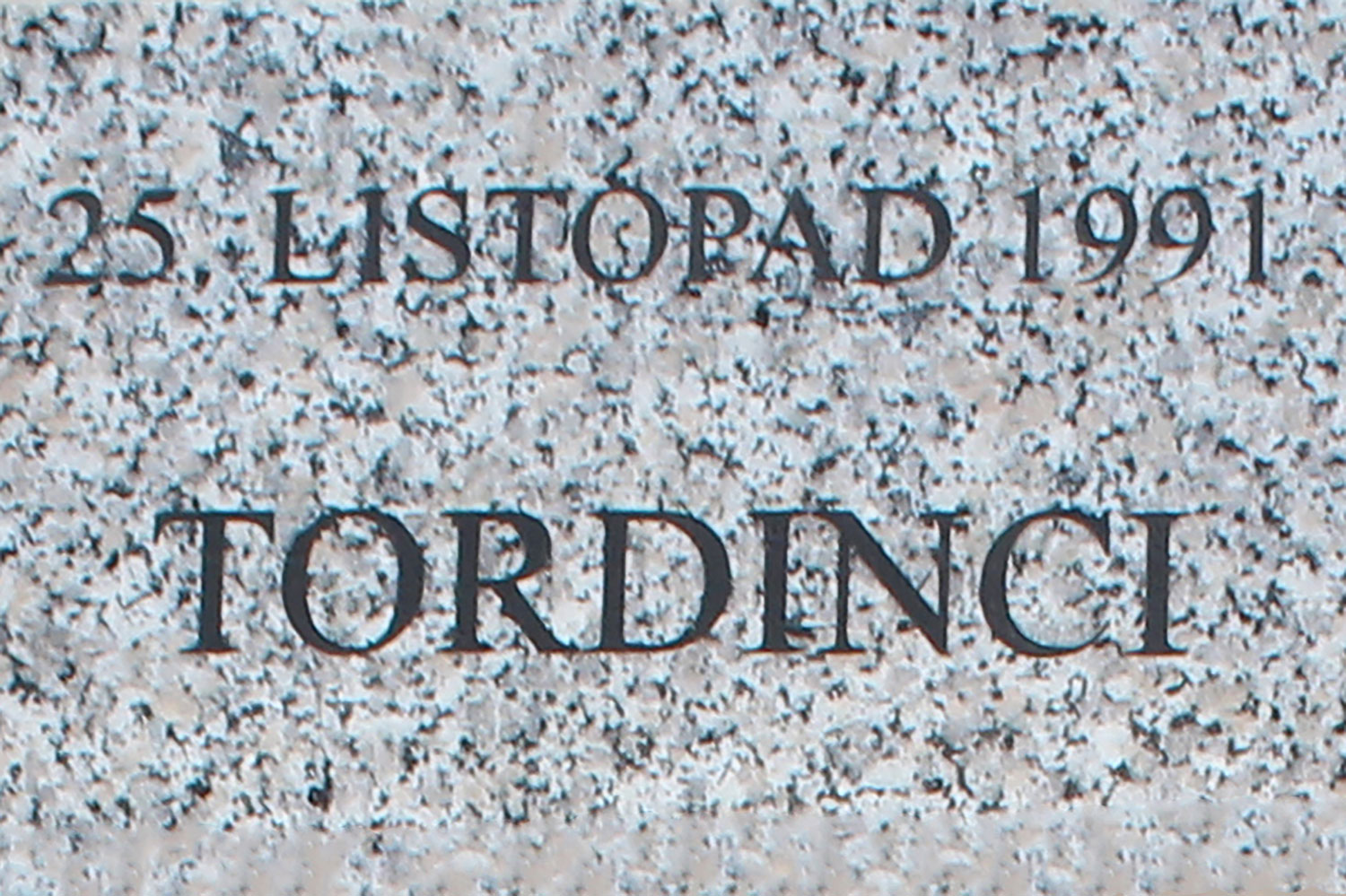 25 listopad 1991 tordinci