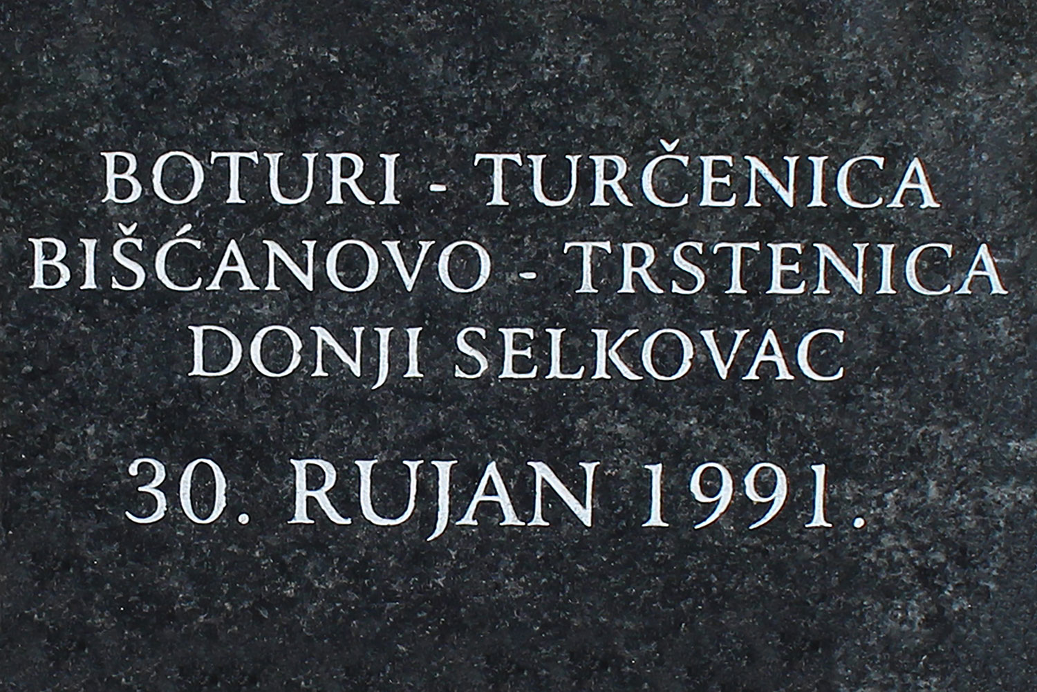 boturi turcenica biscanovo trstenica donji selkovac 30 rujan 1991