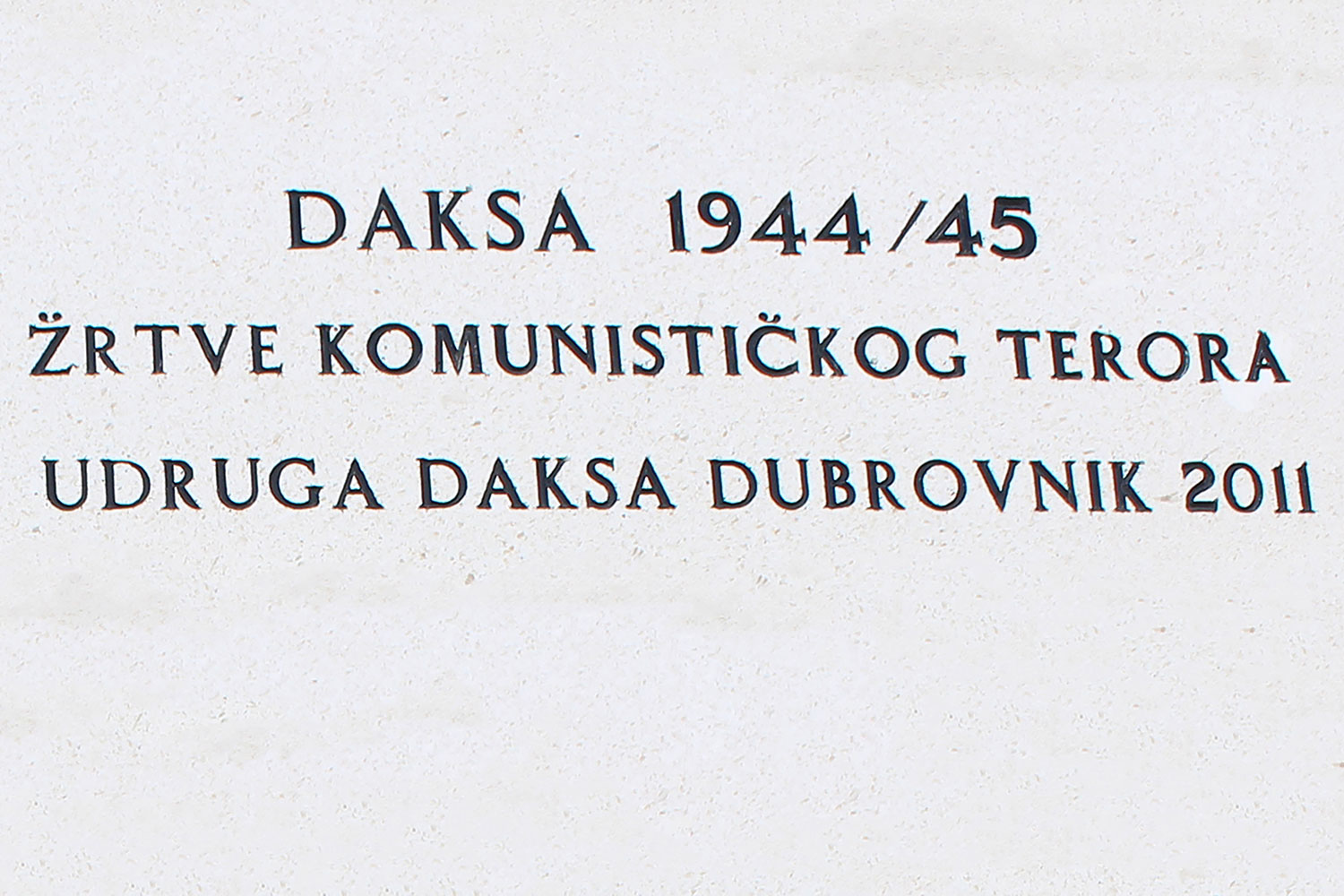 daksa 1944 45 zrtve komunistickog terora udruga daksa dubrovnik 2011