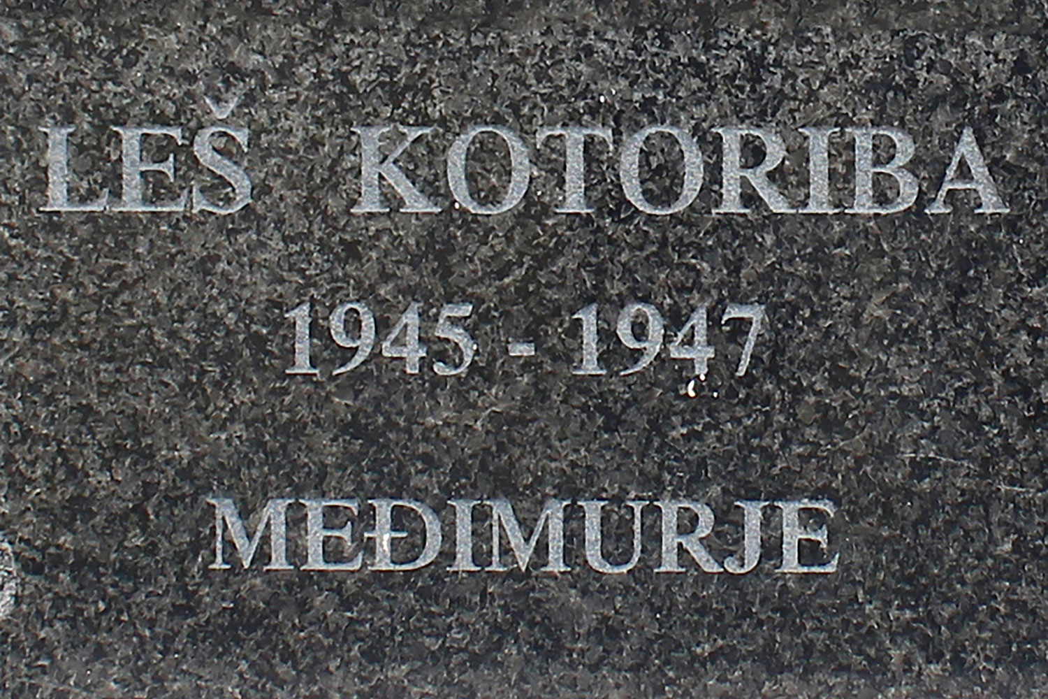 les kotoriba 1945 1947 medimurje