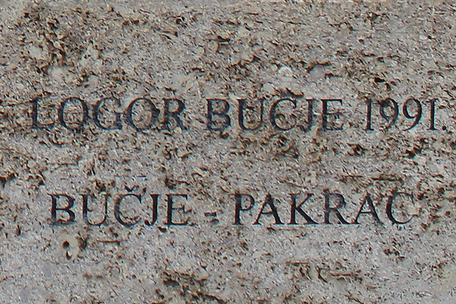 logor bucije 1991 bucije pakrac