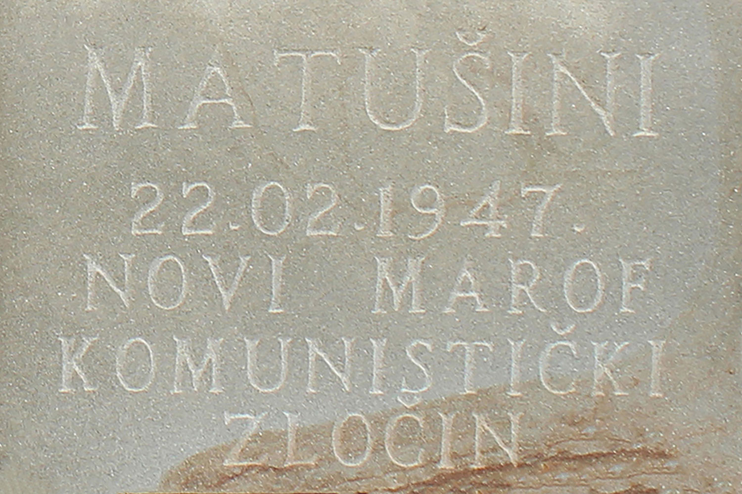 matusini 22 02 1947 novi marof komunisticki zlocini
