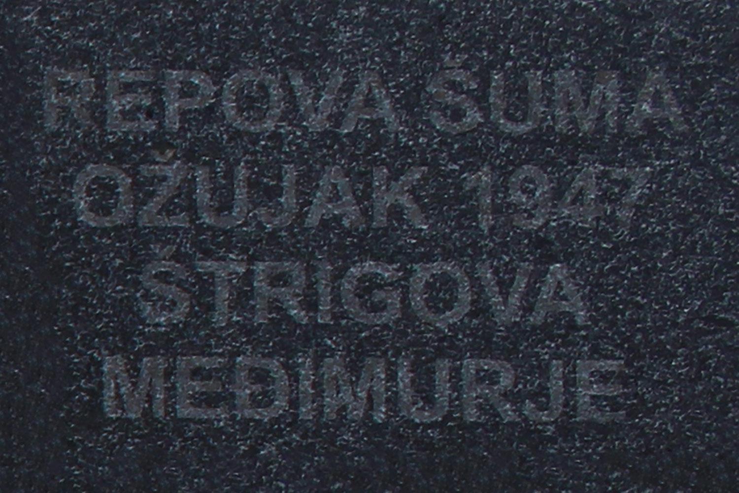 repova suma ozujak 1947 strigova medimurje