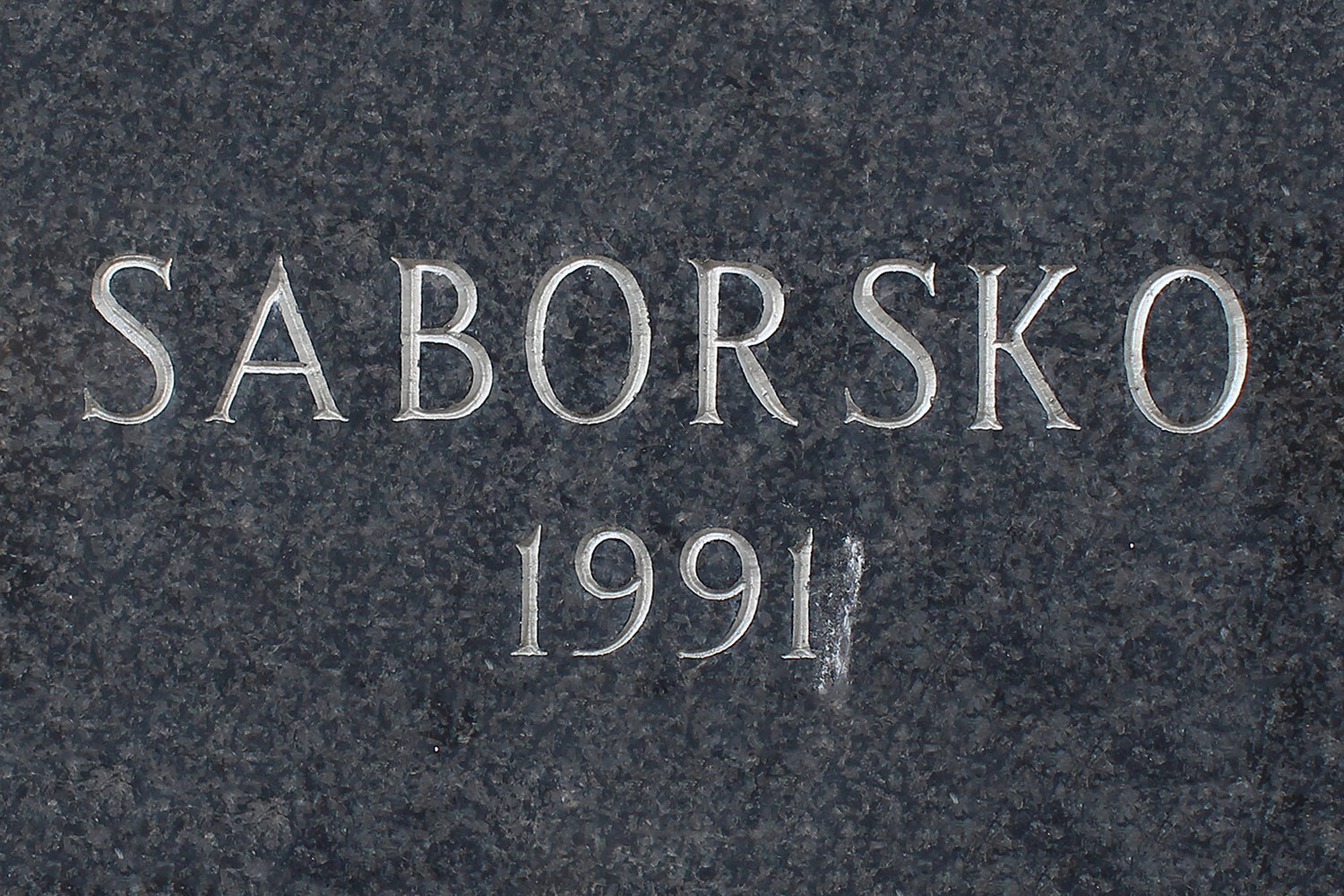 saborsko 1991