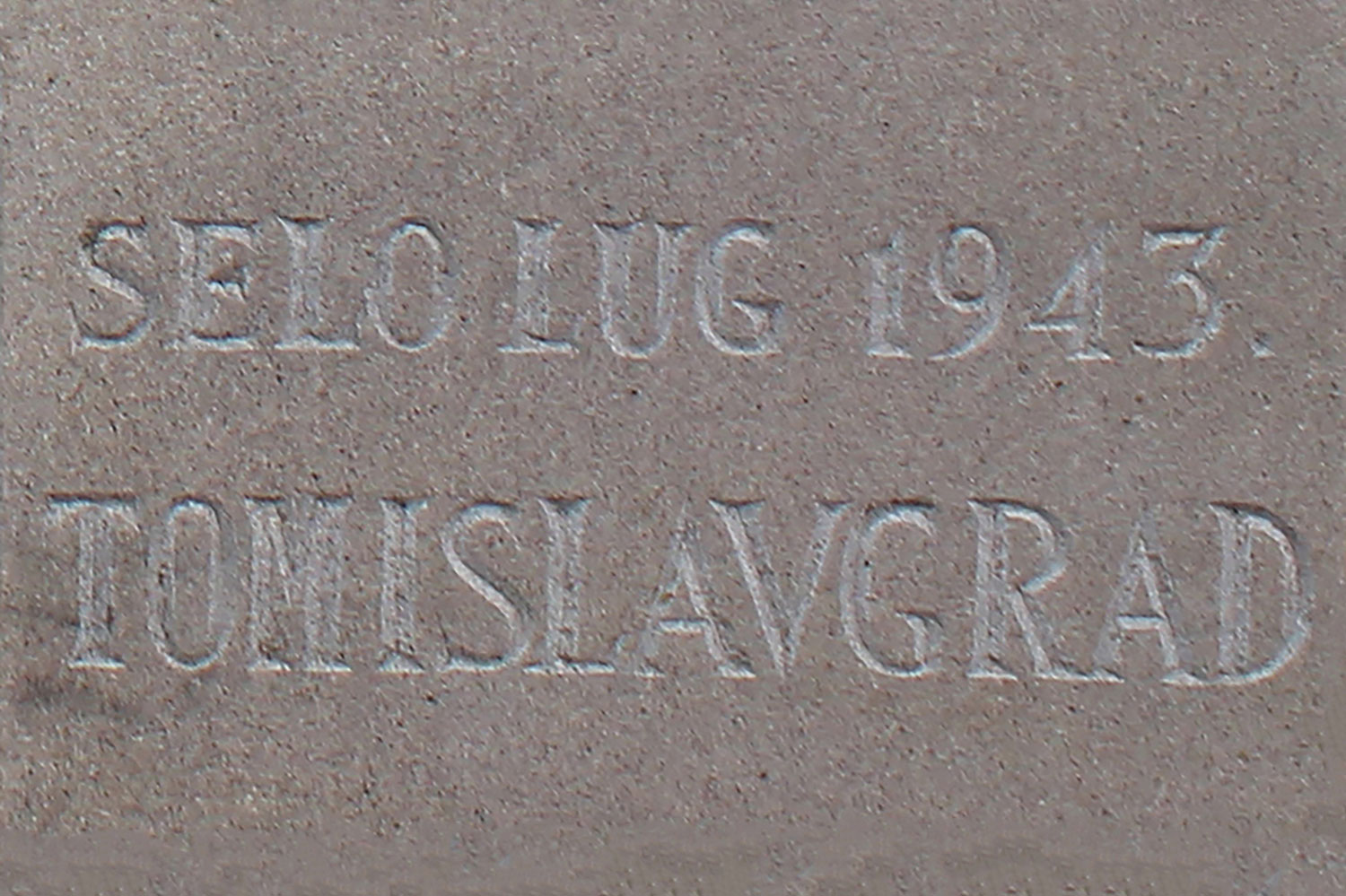selo lug 1943 tomislavgrad bih