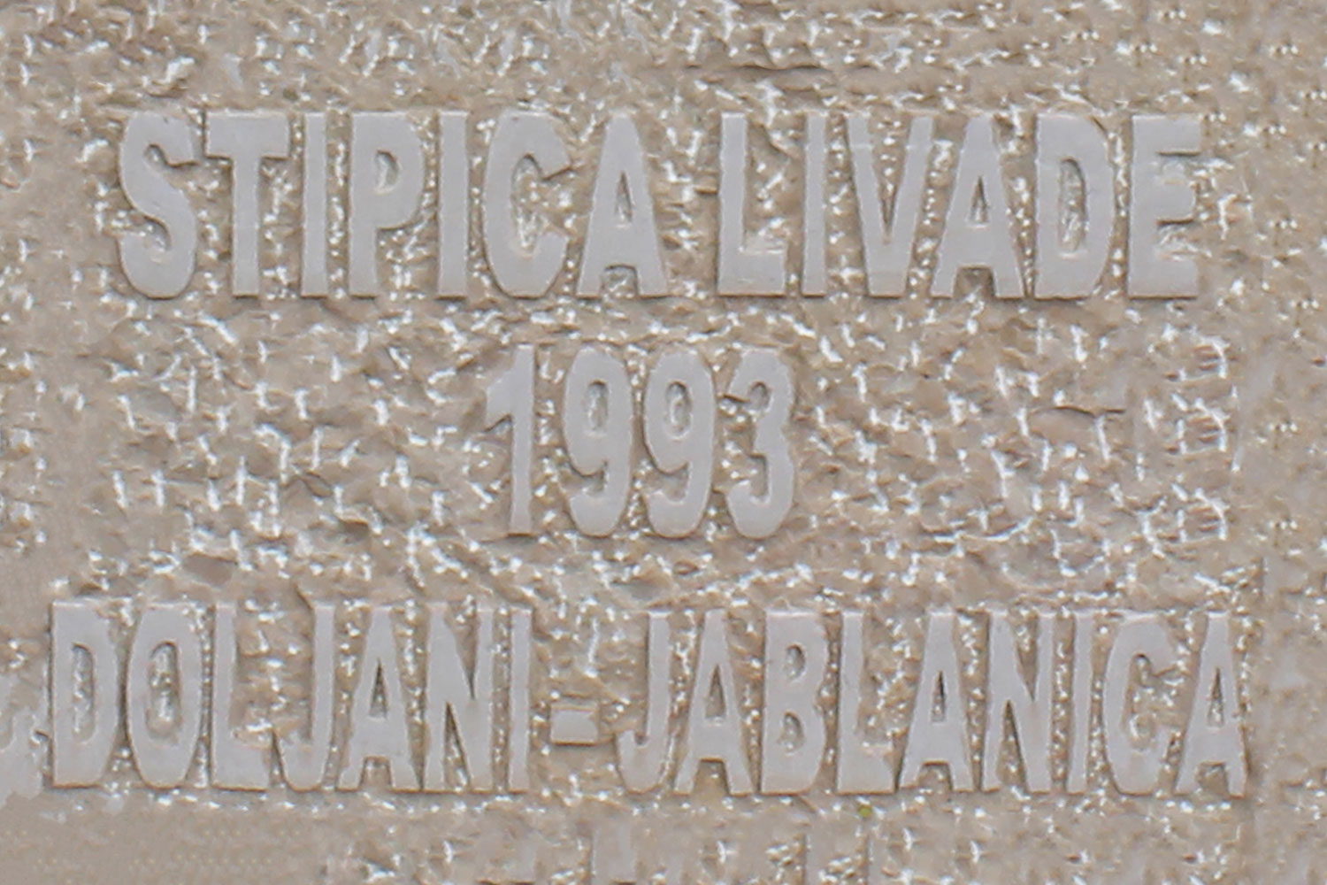 stipic livade 1993 doljani jablanica bih