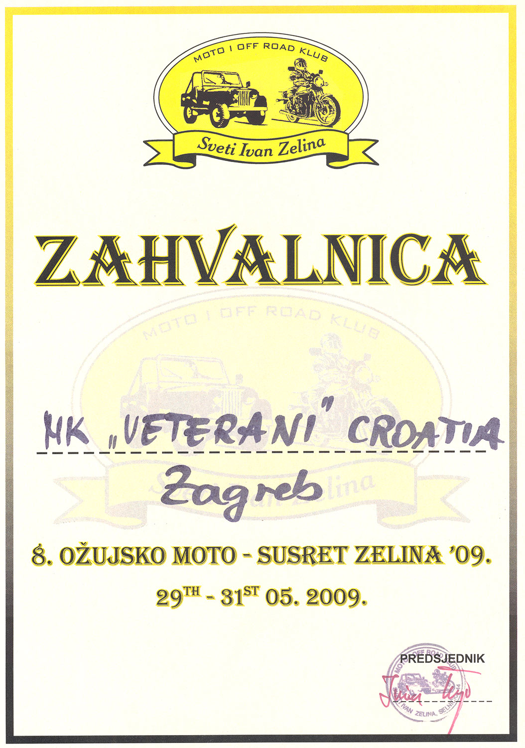 2009 05 29 moto i off road klub sveti ivan zelina