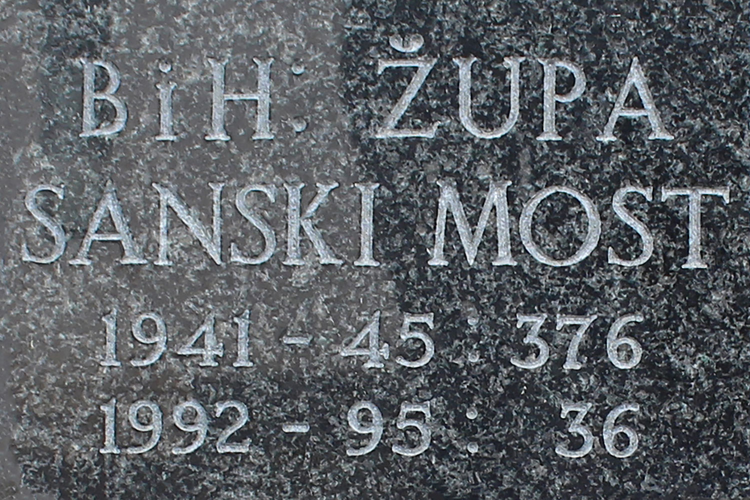 bih zupa sanski most 1941 45 376 1992 95 36 bih