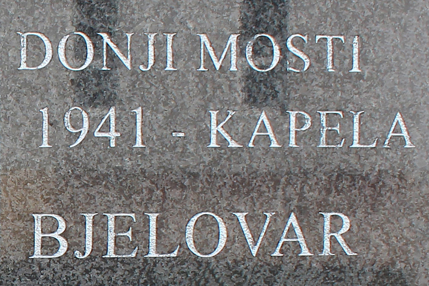 donji mosti 1941 kapela bjelovar
