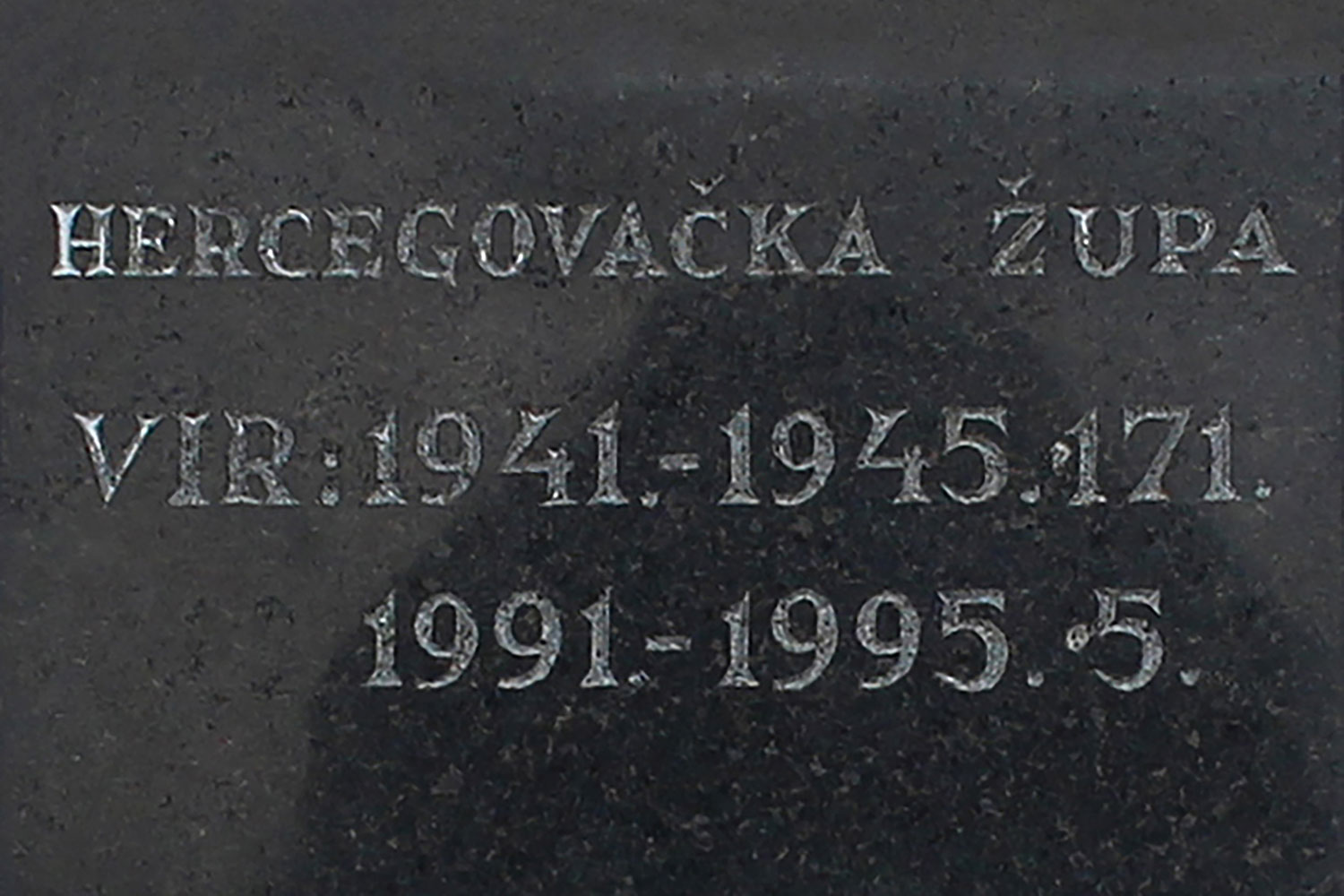 hercegovacka zupa vir 1941 1945 171 1991 1995 5 bih