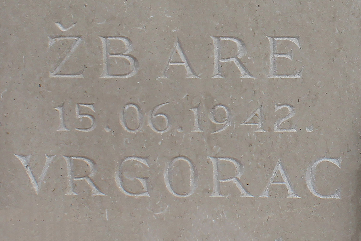 zbare 15 06 1942 vrgorac