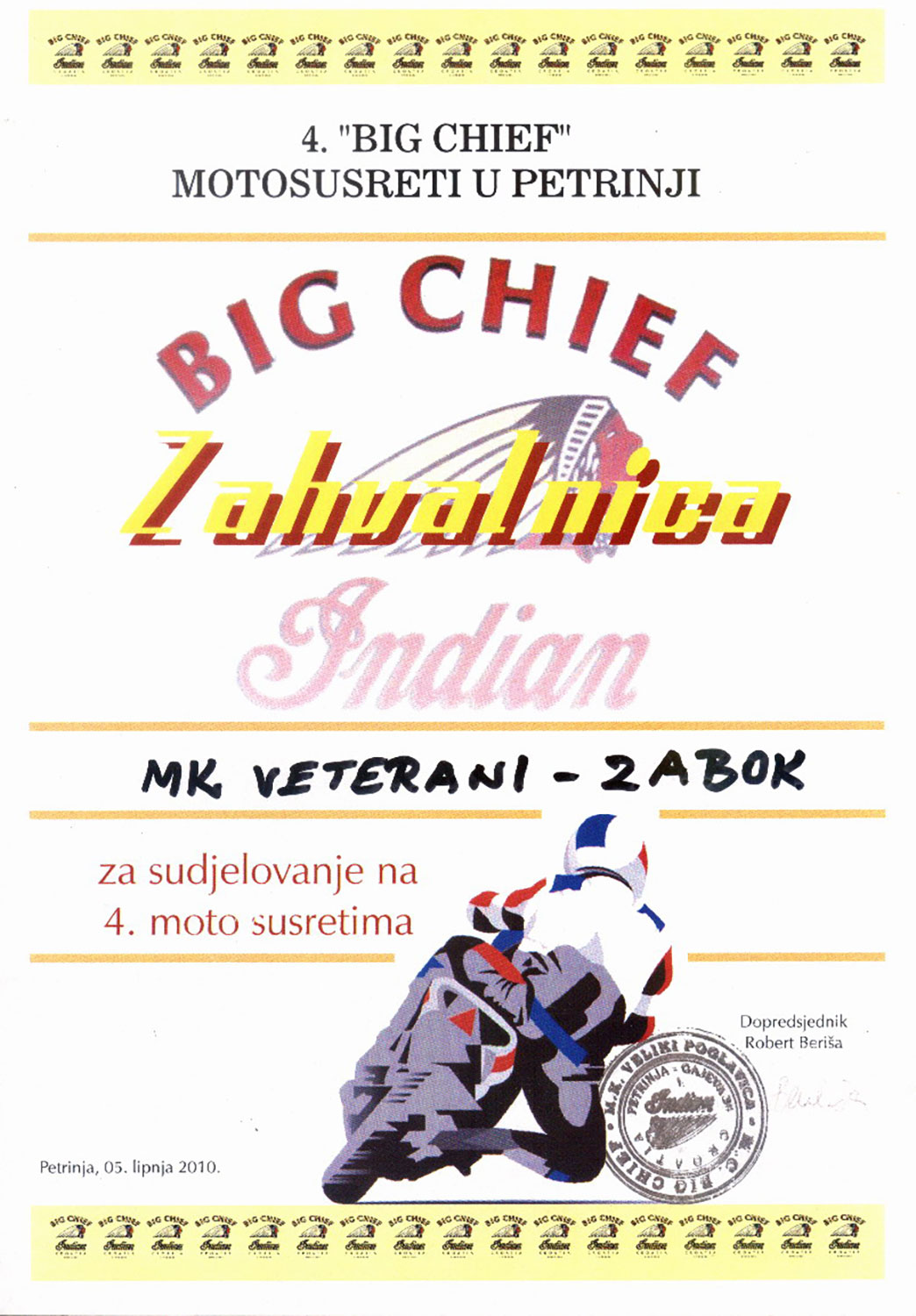 2010 06 05 mk big chief petrinja mkv zabok