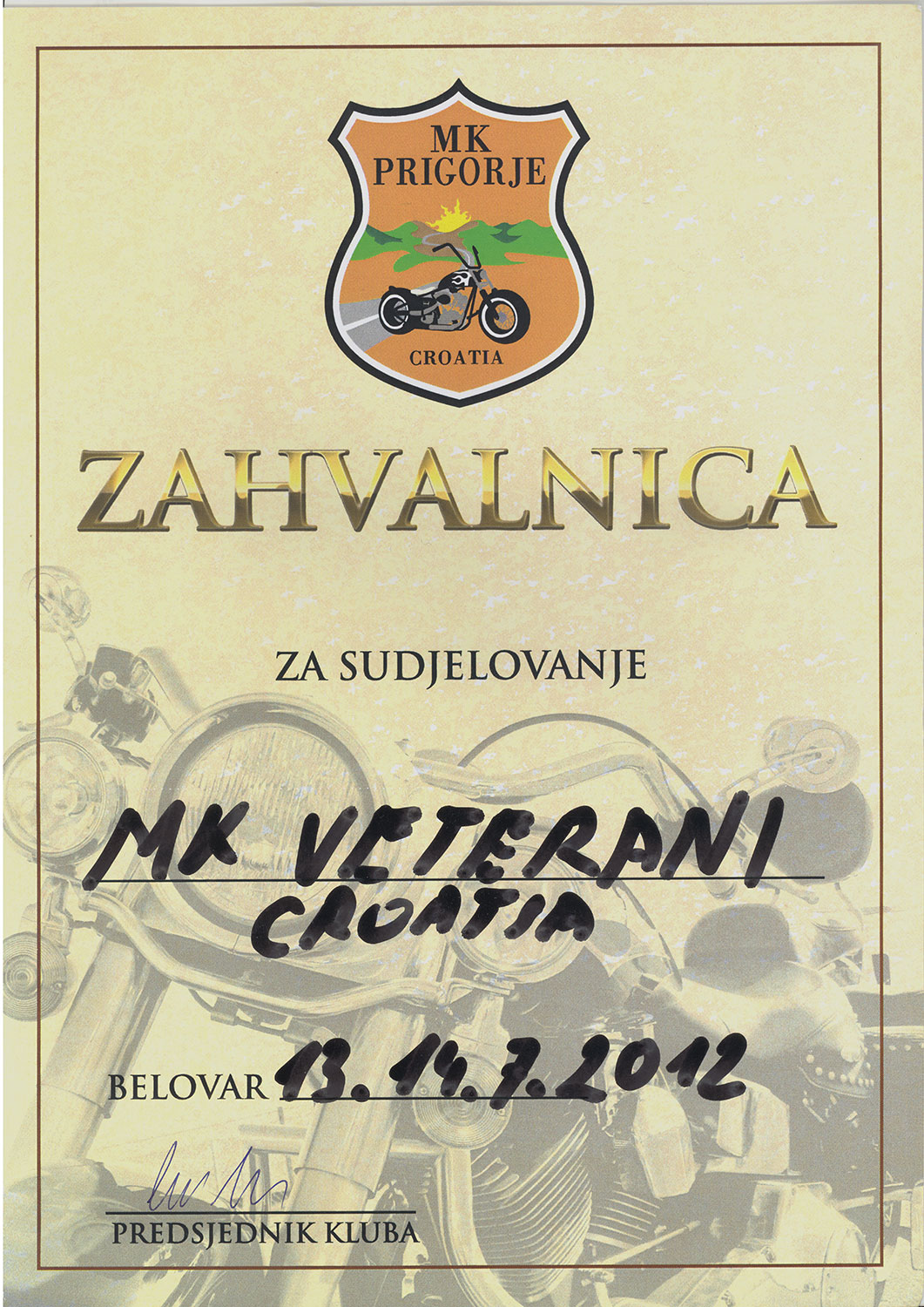 2012 07 13 mk prigorje bjelovar