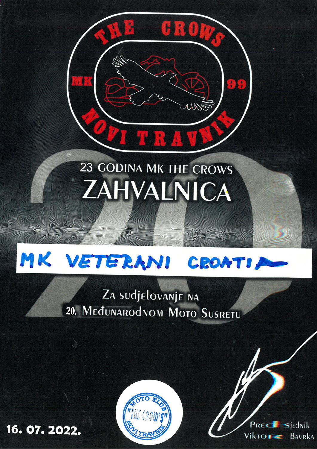 2022 07 16 mk the crows novi travnik bih
